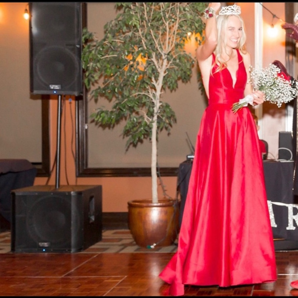 Sherry Hill Red Prom Dress!